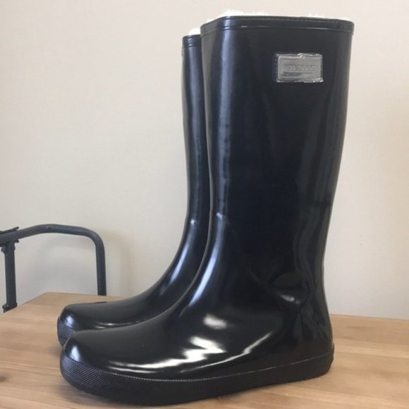 MOOVBoot SUPERGLOSS Tall Rubber/Sheepskin Boot⭐ - Picture 4 of 8